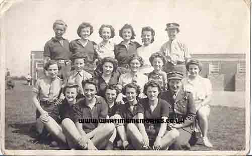 Private Josephine Haynes first left in second row.